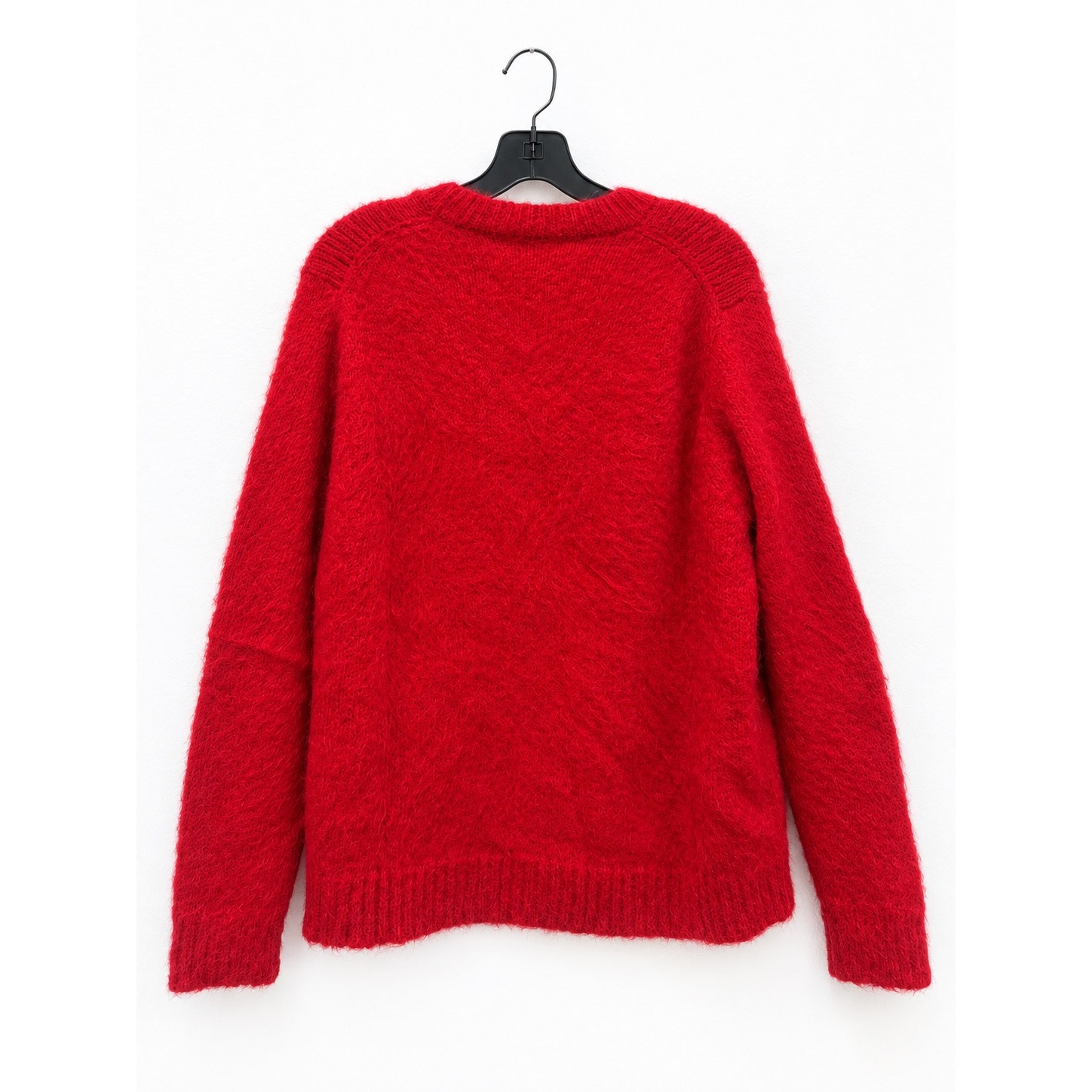 Nwt The Elder Statesman Thistle Simple Crew Red Alpaca Sweater S — image 8 of 8
